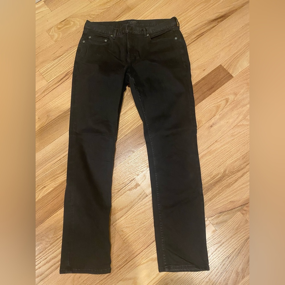 Banana Republic 33 x 32 men’s black jeans
